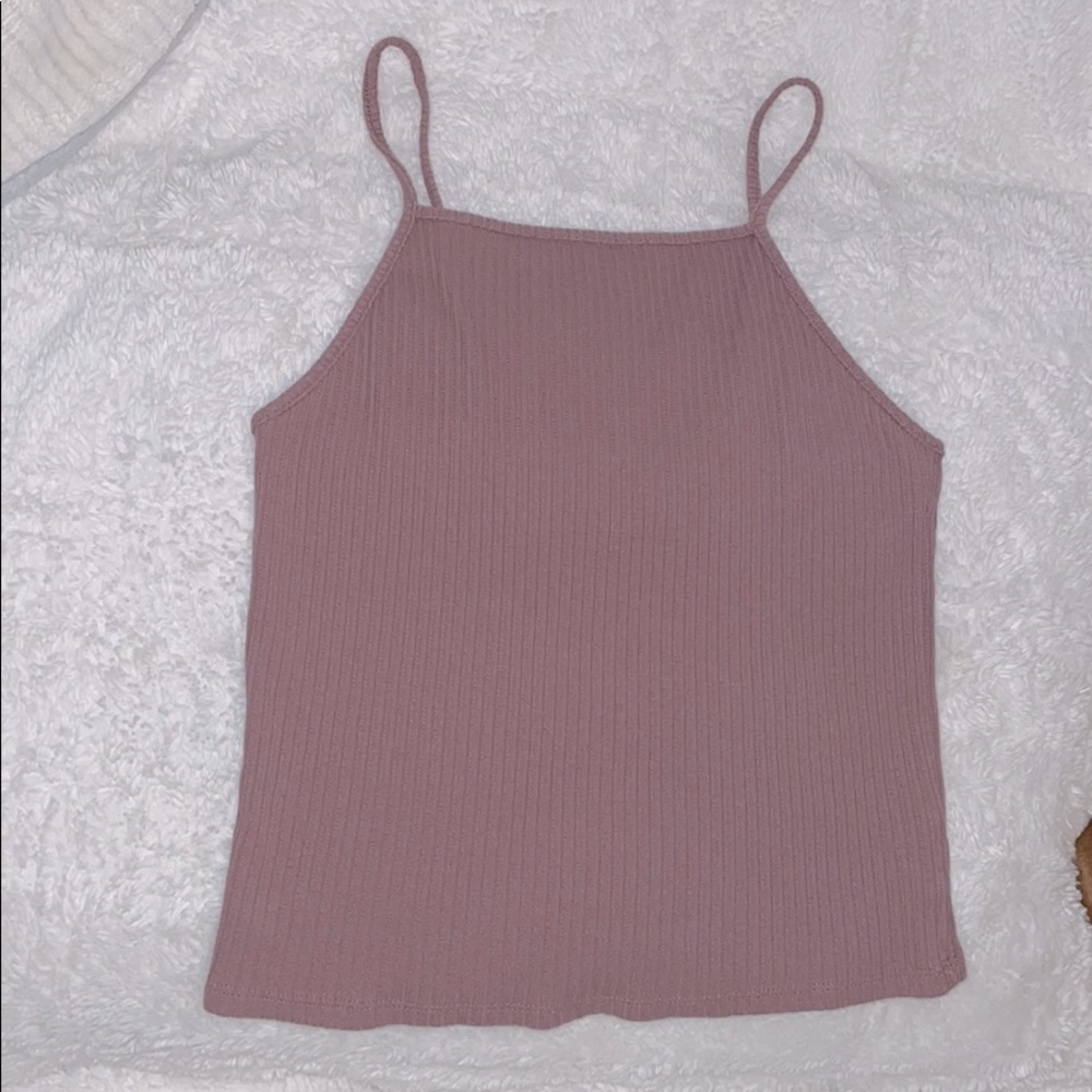 Dark blush tank top